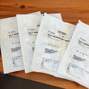 GRANUFOAM Dressings - White KCI Small Lot of 4